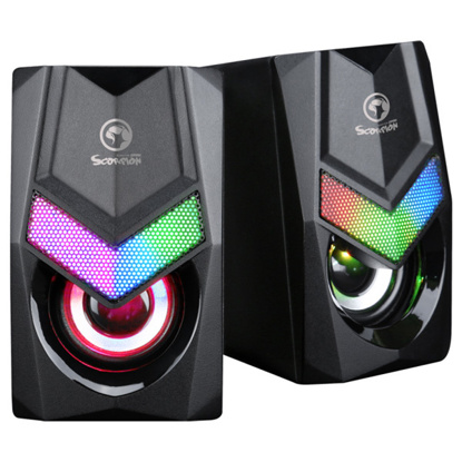 Marvo SG-118 RGB 2.0, 6W gaming zvočnik 3,5mm/USB črn