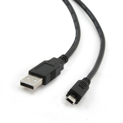 Gembird CCP-USB2-AM5P-6 USB 2.0 A - mini kabel 1,8m črn