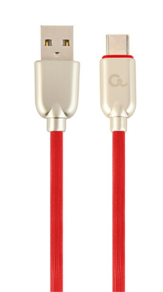 Gembird CC-USB2R-AMCM-1M-R Premium guma Type-C USB polnilni in podatkovni kabel 1m Rdeča
