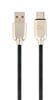 Slika - Gembird CC-USB2R-AMCM-2M Premium rubber Type-C USB polnilni in podatkovni kabel 2m črn
