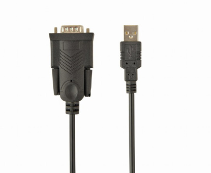 Gembird UAS-DB9M-02 pretvorniški kabel USB v serijska vrata DB9M 1,5 m črna