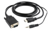 Slika - Gembird A-HDMI-VGA-03-10 HDMI 1.4 na VGA in avdio adapterski kabel 3 m črna