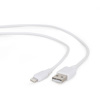 Slika - Gembird CC-USB2-AMLM-2M-W USB Lightning USB sinhronizacijski in polnilni kabel, bel, 2 m