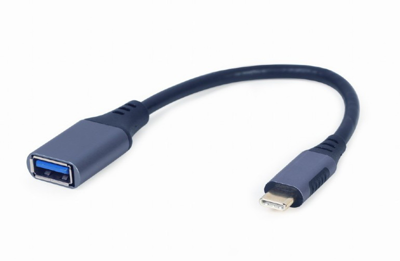 Slika - Gembird A-USB3C-OTGAF-01 USB-C na OTG (USB A) M/F siv adapter