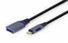 Slika - Gembird A-USB3C-OTGAF-01 USB-C na OTG (USB A) M/F siv adapter