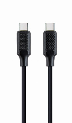Gembird CC-USB2-CMCM60-1.5M 60W Type-C Power Delivery (PD) kabel za polnjenje in podatke 1,5m črn
