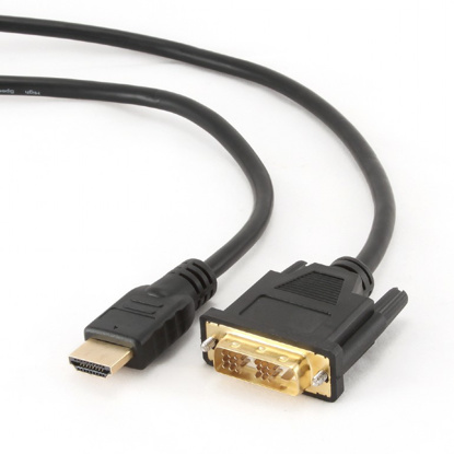 Gembird CC-HDMI-DVI-10 HDMI v DVI-D (Single Link) (18+1) 3m črn