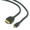 Slika - Gembird CC-HDMID-6 kabel microHDMI na HDMI 2.0 1,8 m črn