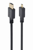 Slika - Gembird CC-HDMID-6 kabel microHDMI na HDMI 2.0 1,8 m črn