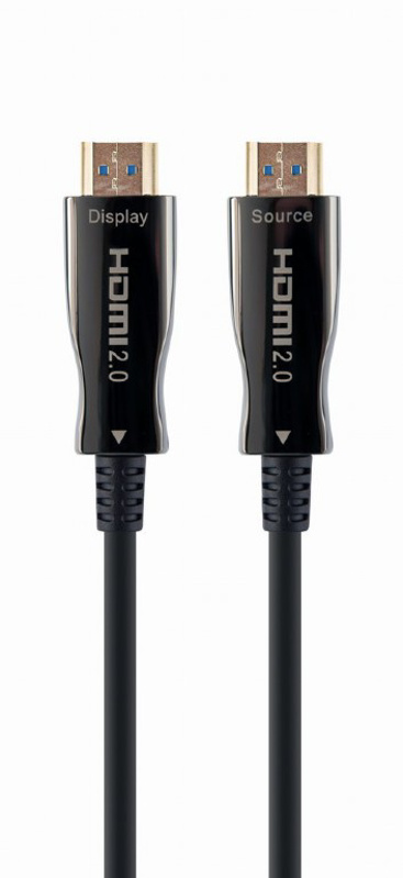 Slika - Gembird CCBP-HDMI-AOC-50M-02 Premium Series aktivni optični AOC High speed HDMI kabel z Ethernetom 50m črn