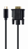 Slika - Gembird A-CM-VGAM-01 USB-C na VGA-M adapter 2m črn