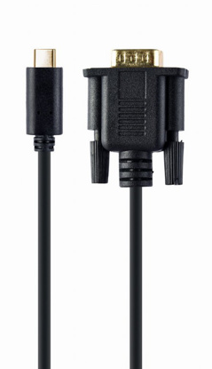 Gembird A-CM-VGAM-01 USB-C na VGA-M adapter 2m črn