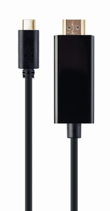 Gembird A-CM-HDMIM-02 USB-C na HDMI (M) adapter 4K 60Hz 2m črn