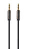 Slika - Avdio / Video kabel - Gembird 3,5mm (M) - 3,5mm (M) kabel, 0,75 m, črna (CCAP-444-0.75M)