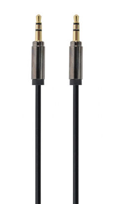 Avdio / Video kabel - Gembird 3,5mm (M) - 3,5mm (M) kabel, 0,75 m, črna (CCAP-444-0.75M)