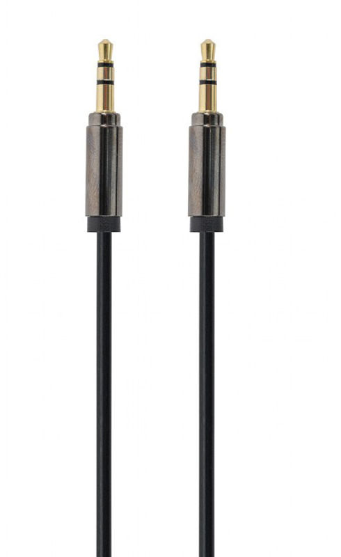 Slika - Avdio / Video kabel - Gembird 3,5mm (M) - 3,5mm (M) kabel, 0,75 m, črna (CCAP-444-0.75M)
