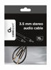 Slika - Avdio / Video kabel - Gembird 3,5mm (M) - 3,5mm (M) kabel, 0,75 m, črna (CCAP-444-0.75M)
