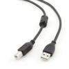 Slika - Gembird CCF-USB2-AMBM-6  vrhunski kabel USB 2.0 A-B 1,8m črn