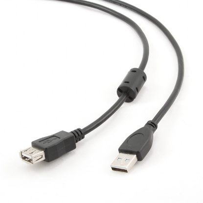 Gembird CCF-USB2-AMAF-15 podaljšek USB 2.0 M/F vrhunske kakovosti 4,5m črn