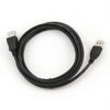 Slika - USB kabel[USB 2.0] - Gembird USB A (M) - USB A (F) kabel, 1,8 m, črna (CCP-USB2-AMAF-6)