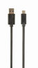Slika - USB kabel[USB 3.0] - Gembird USB A (M) - USB C (M) kabel, 3 m, črna (CCP-USB3-AMCM-10)