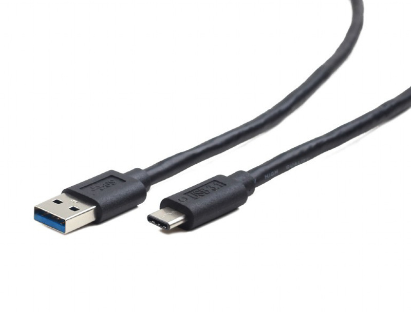 Slika - Gembird CCP-USB3-AMCM-10 USB C 3.0 kabel AM/CM 3m črn