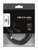 Slika - USB kabel[USB 3.0] - Gembird USB A (M) - USB C (M) kabel, 3 m, črna (CCP-USB3-AMCM-10)