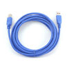 Slika - USB kabel[USB 3.0] - Gembird USB A (M) - USB B (M) kabel, 3 m, Modra (CCP-USB3-AMBM-10)