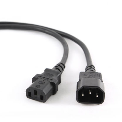 Napajalni kabel Gembird IEC13 (M) - IEC14 (F) podaljševalni kabel, 1,8 m, črna (PC-189)