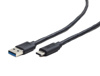Slika - Gembird CCP-USB3-AMCM-0.1M kabel USB 3.0 AM na Type-C 0,1m črn