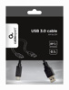 Slika - Gembird CCP-USB3-AMCM-0.1M kabel USB 3.0 AM na Type-C 0,1m črn