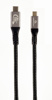 Slika - Gembird Premium USB 3.2 Gen 2x2 Type-C polnilni in podatkovni kabel 1,5 m črn