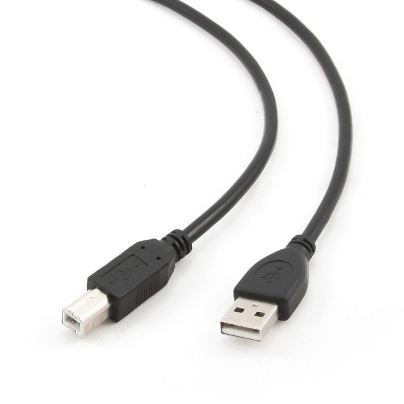 Slika - Gembird CCP-USB2-AMBM-1M USB 2.0 A-vtič B-vtič 1m kabel črn