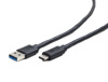 Slika - Gembird CCP-USB3-AMCM-6 USB3.0 AM na Type-C kabel 1,8 m črn