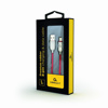 Slika - Gembird CC-USB2R-AMLM-1M-R Premium gumijasti 8-polni lightning polnilni in podatkovni kabel 1 m rdeč
