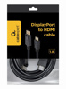 Slika - Gembird CC-DP-HDMI-6 DisplayPort (M) - HDMI (M), 1,8m, kabel