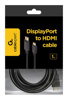 Slika - Gembird DisplayPort (M) - HDMI (M), 1m, kabel