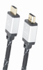 Slika - Gembird CCB-HDMIL-3M High Speed ​​HDMI Ethernet Select Plus serija kabel 3 m Črna/siva