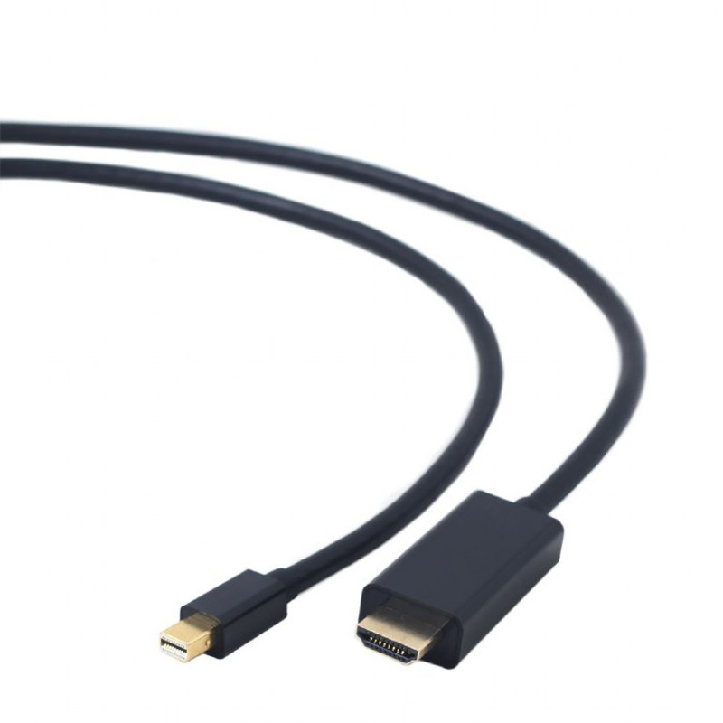 Slika - Gembird CC-MDP-HDMI-6 miniDisplayPort na HDMI 4K kabel 1,8m črn