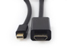 Slika - Gembird CC-MDP-HDMI-6 miniDisplayPort na HDMI 4K kabel 1,8m črn