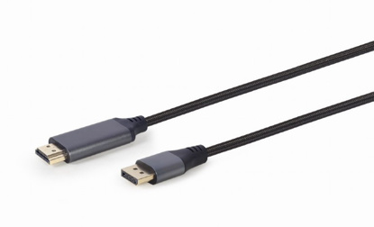 Gembird CC-DP-HDMI-4K-6 DisplayPort to HDMI Premium Series kabel 1,8 m črn