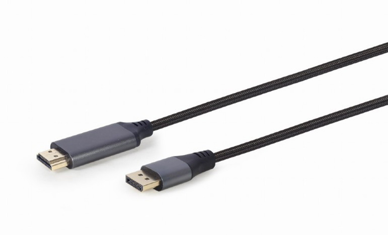 Slika - Gembird CC-DP-HDMI-4K-6 DisplayPort to HDMI Premium Series kabel 1,8 m črn