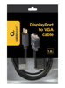 Slika - Gembird CCP-DPM-VGAM-6 DisplayPort (M) – VGA (M) 1,8m, adapter kabel