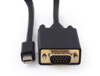 Slika - Gembird CC-mDPM-VGAM-6 Mini DisplayPort na VGA adapter kabel 1,8 m črn