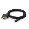 Slika - Gembird CC-mDPM-VGAM-6 Mini DisplayPort na VGA adapter kabel 1,8 m črn