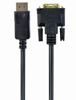 Slika - Gembird CC-DPM-DVIM-1M DisplayPort na DVI-D (Dual Link) (24+1) adapterski kabel 1m črn