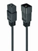 Slika - Gembird PC-189-C19 napajalni kabel (C19 do C20) 1,5 m črn