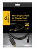 Slika - Digitalni  kabel Gembird MiniDisplayPort na DisplayPort 1,8 m črn