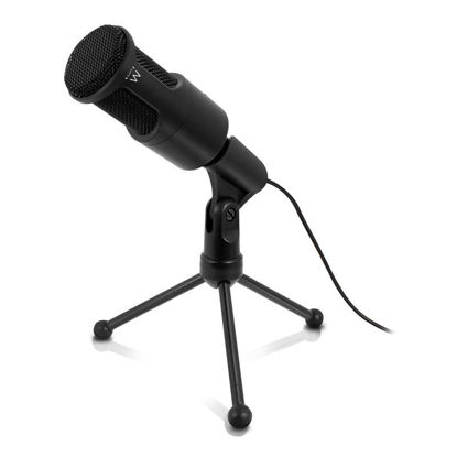 Večpredstavnostni mikrofon Ewent EW3552 z odpravljanjem šumov črn