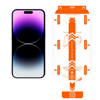 Slika - Mobile Origin Orange Screen Guard iPhone 15 Pro Max/15 Plus z enostavnim nanašanjem, 2x zaščitno steklo
